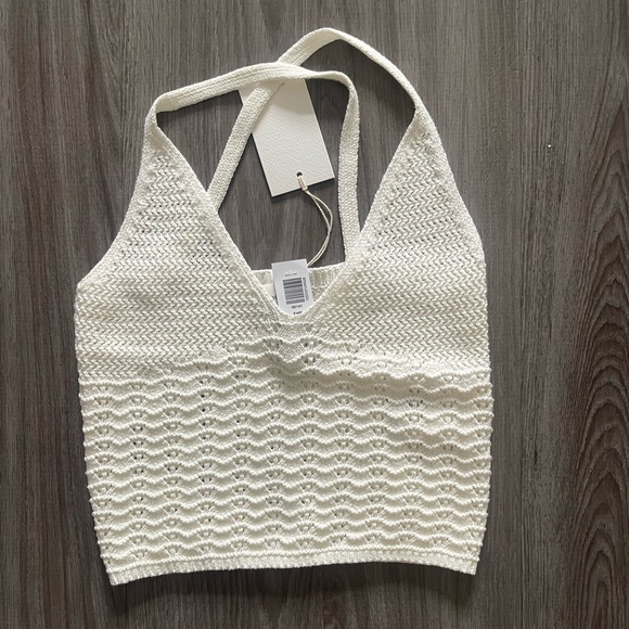 Aritzia crochet top, new with tags, size xs - Picture 1 of 2